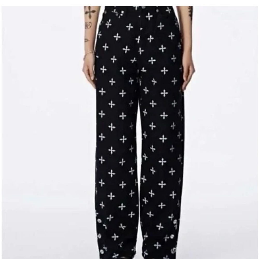 Smfk Midnight Garden Jeans in black